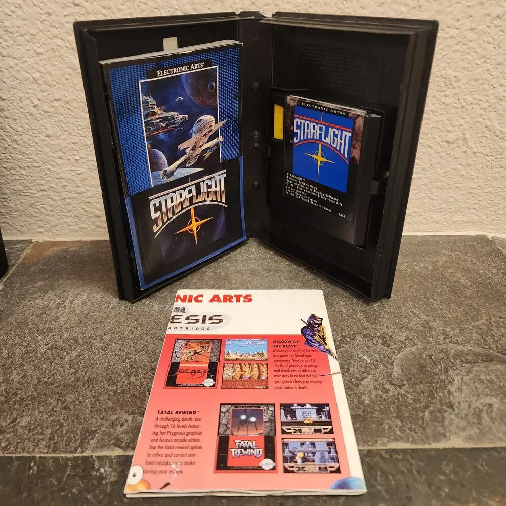 Game - Starflight (CIB+) - Genesis - Sega - Electronic Arts